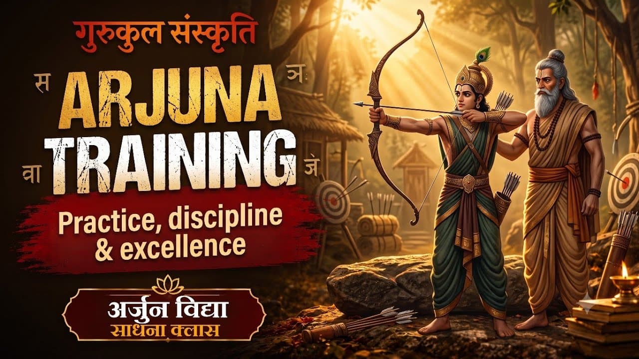 Arjuna and Dronacharya: The Untold Story of Arjuna's Archery Training