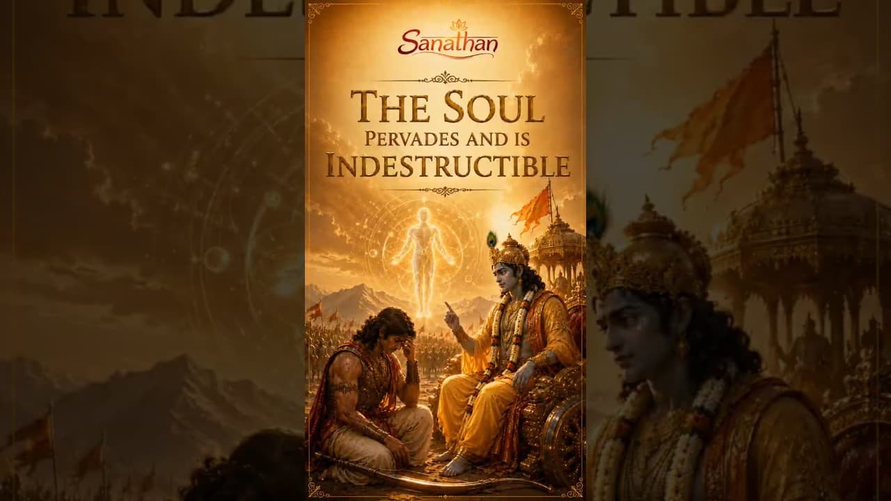 The Soul Is Indestructible | Insights from Bhagavad Gita #Shorts