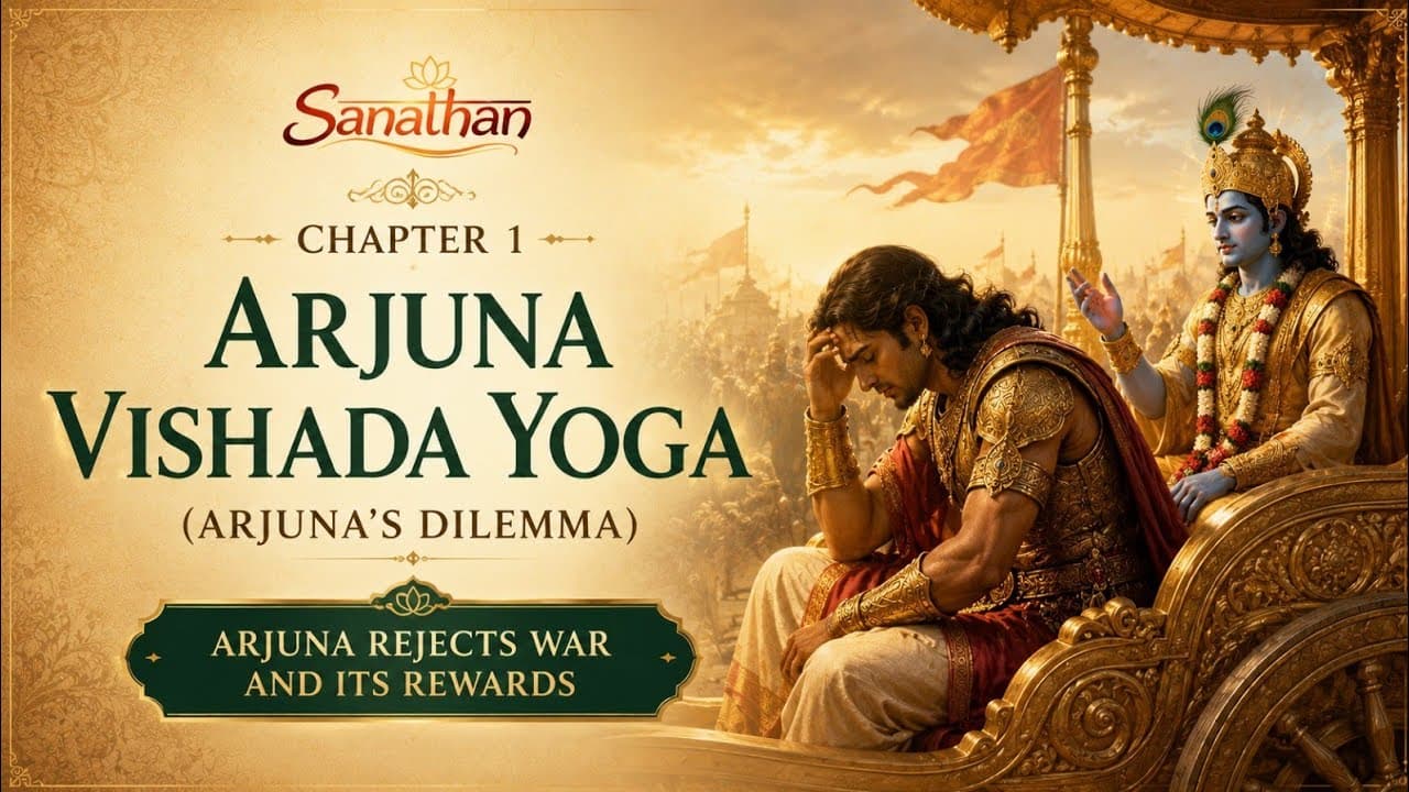 Arjuna Vishada Yoga Explained | Why Did Arjuna Drop His Bow in the Bhagavad Gita?
