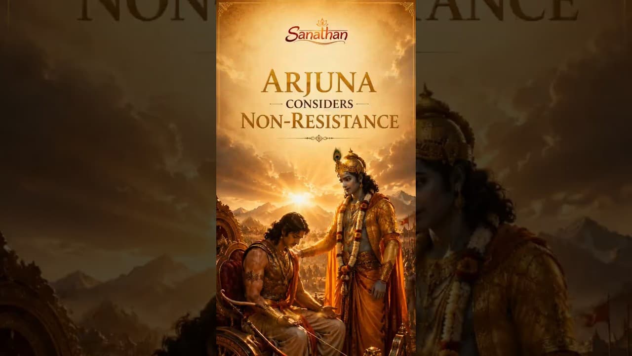Arjuna Considers Non-Resistance — Choosing Peace Over Victory | Bhagavad Gita Ch.1