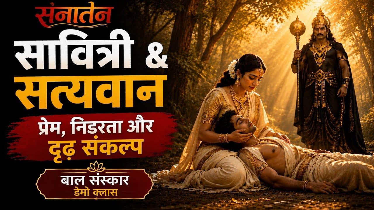 सावित्री और सत्यवान की अमर कथा | सच्चे प्रेम, साहस और दृढ़ संकल्प की कहानी