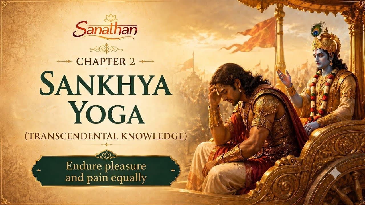 Endure Pleasure & Pain Equally | Insights from Bhagavad Gita #Shorts