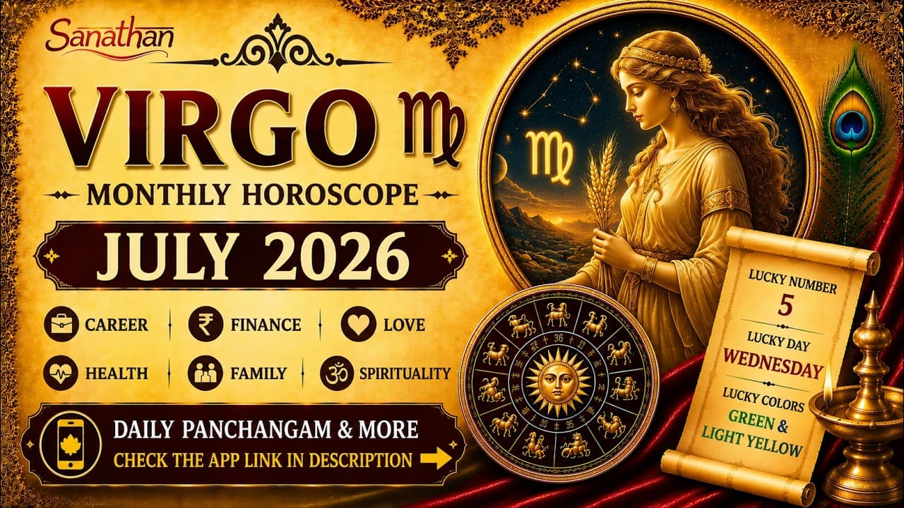 Virgo July 2026 Horoscope: Career, Love & Money Predictions | Sanathan