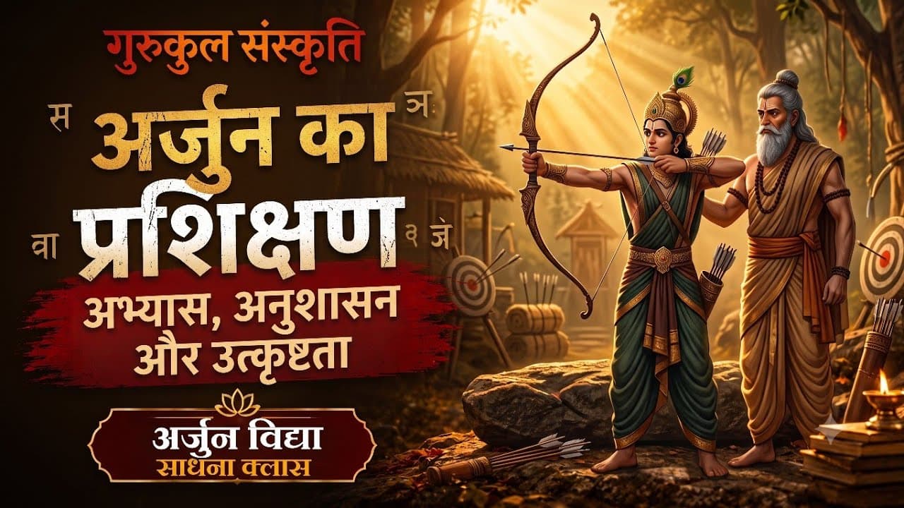 अर्जुन का प्रशिक्षण | कैसे बने दुनिया के सबसे महान धनुर्धर | महाभारत की प्रेरणादायक कथा