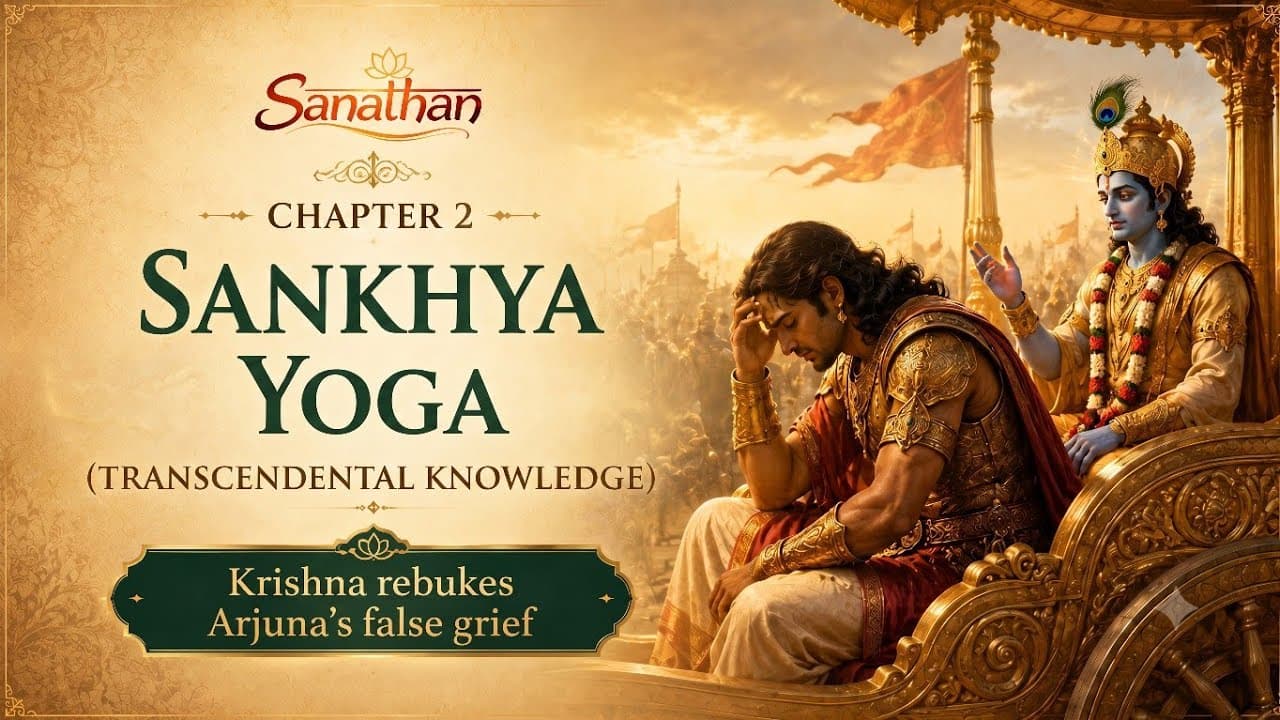 Krishna Rebukes Arjuna's False Grief | Bhagavad Gita Chapter 2 Explained