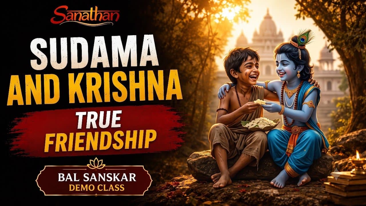 The Unbreakable Friendship of Krishna & Sudama | True Friendship Story & Bhajan