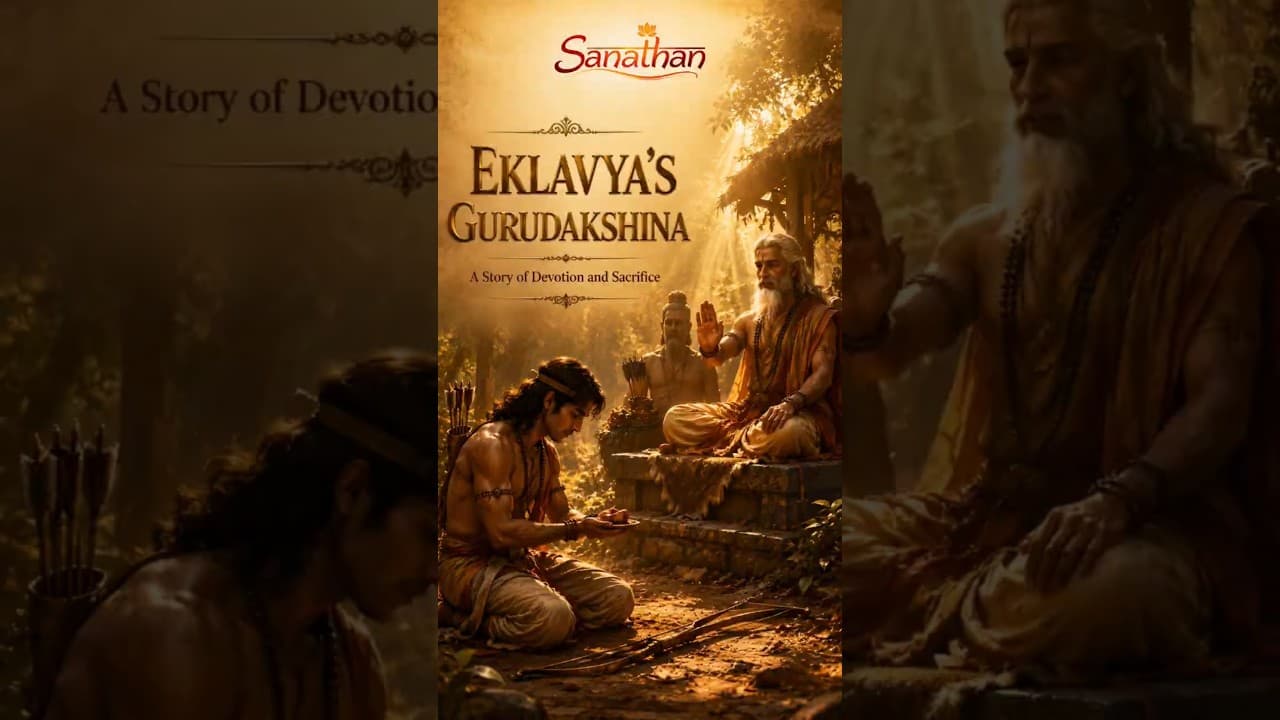 He Was Better Than Arjuna — Eklavya's Lesson from His Guru 🏹 | Sanathan Hindu