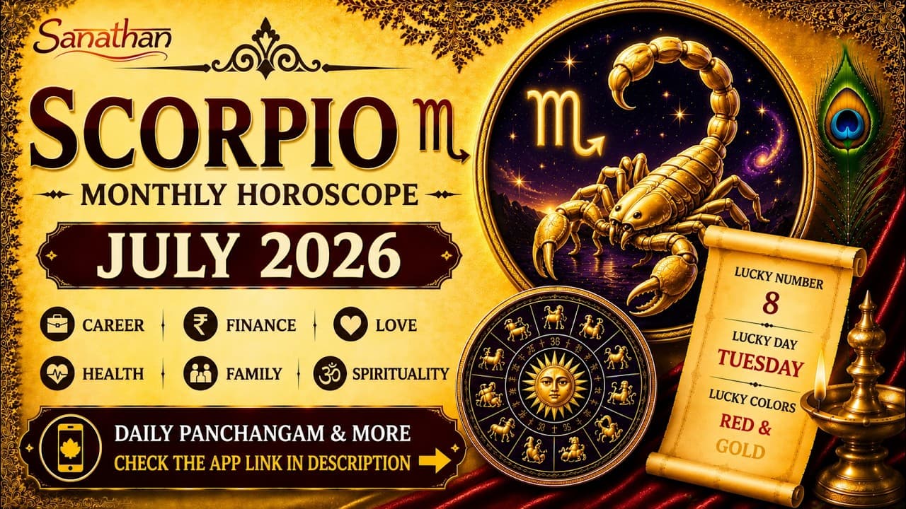 Scorpio Horoscope July 2026: Health, Finance, and Transformation Insights