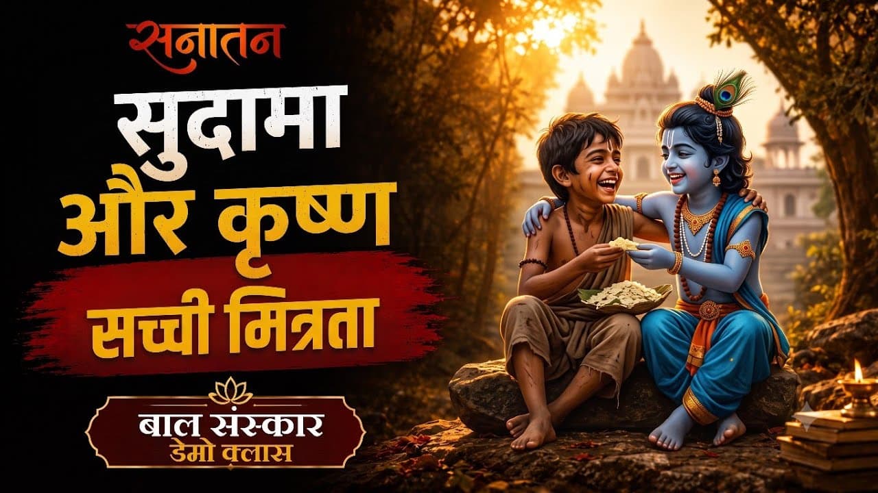 सुदामा और श्रीकृष्ण की मित्रता | सच्ची दोस्ती की सबसे प्रेरणादायक कहानी